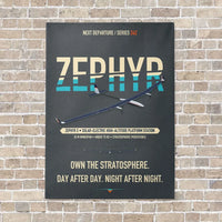 Thumbnail for Airbus Zephyr S vertical canvas print - no frame - gray background