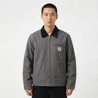 Thumbnail for Workwear Canvas Retro Hunting Jacket - view 7