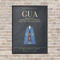 Thumbnail for Aeropuerto Internacional La Aurora GUA - Canvas Framed - Gray