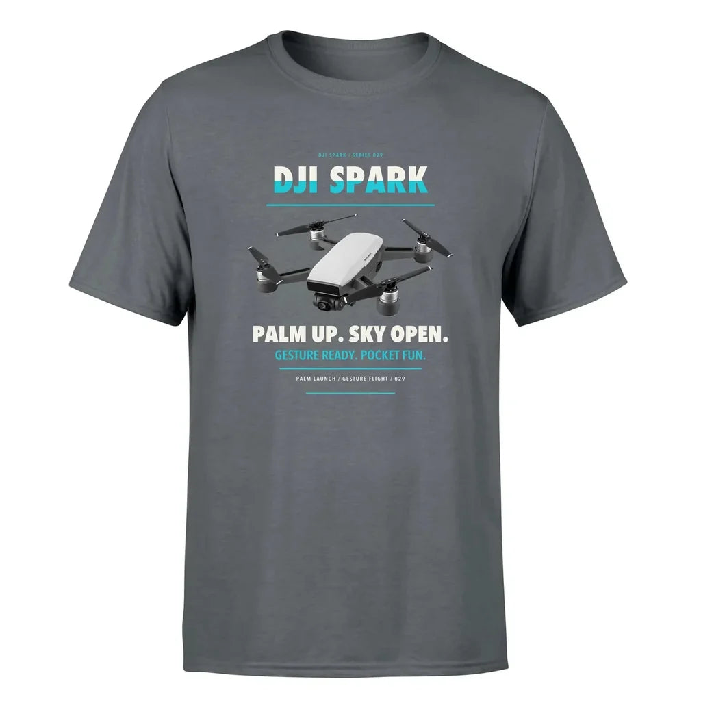 DJI Spark design on gray single side