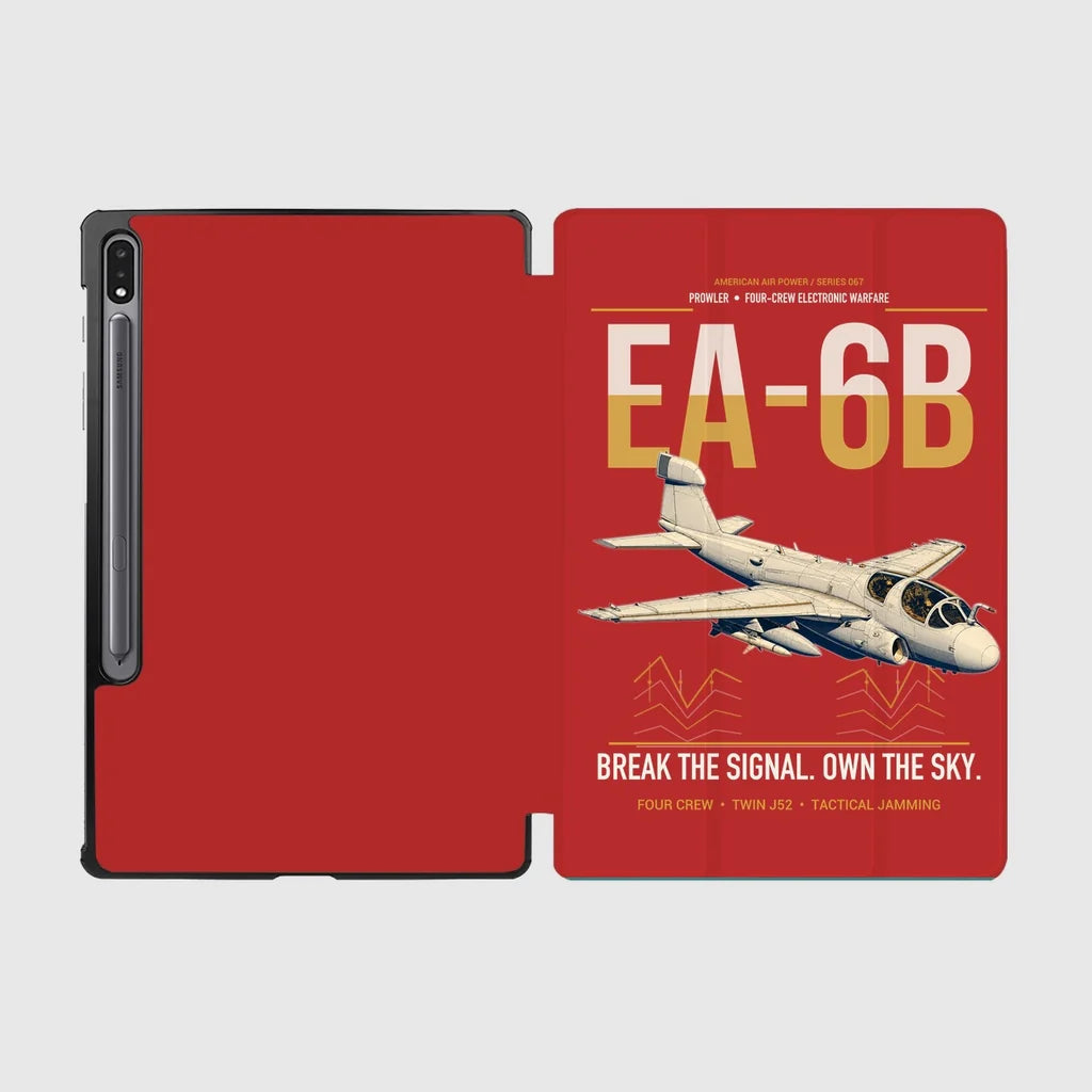 EA-6B Prowler design on red samsung tablet tablet case