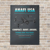 Thumbnail for Parrot ANAFI USA vertical canvas print - no frame - gray background