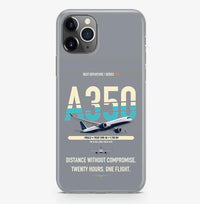 Thumbnail for Airbus A350-900ULR Case ProMax design on gray iphone case promax