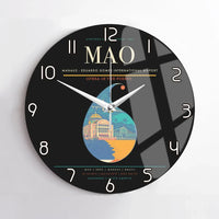 Thumbnail for Manaus - Eduardo Gomes International Airport MAO Wall-Clock No-Frame - Black