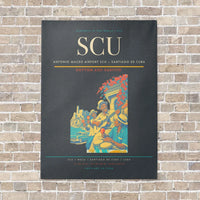 Thumbnail for Antonio Maceo Airport SCU — Santiago de Cuba vertical canvas print - no frame - gray background