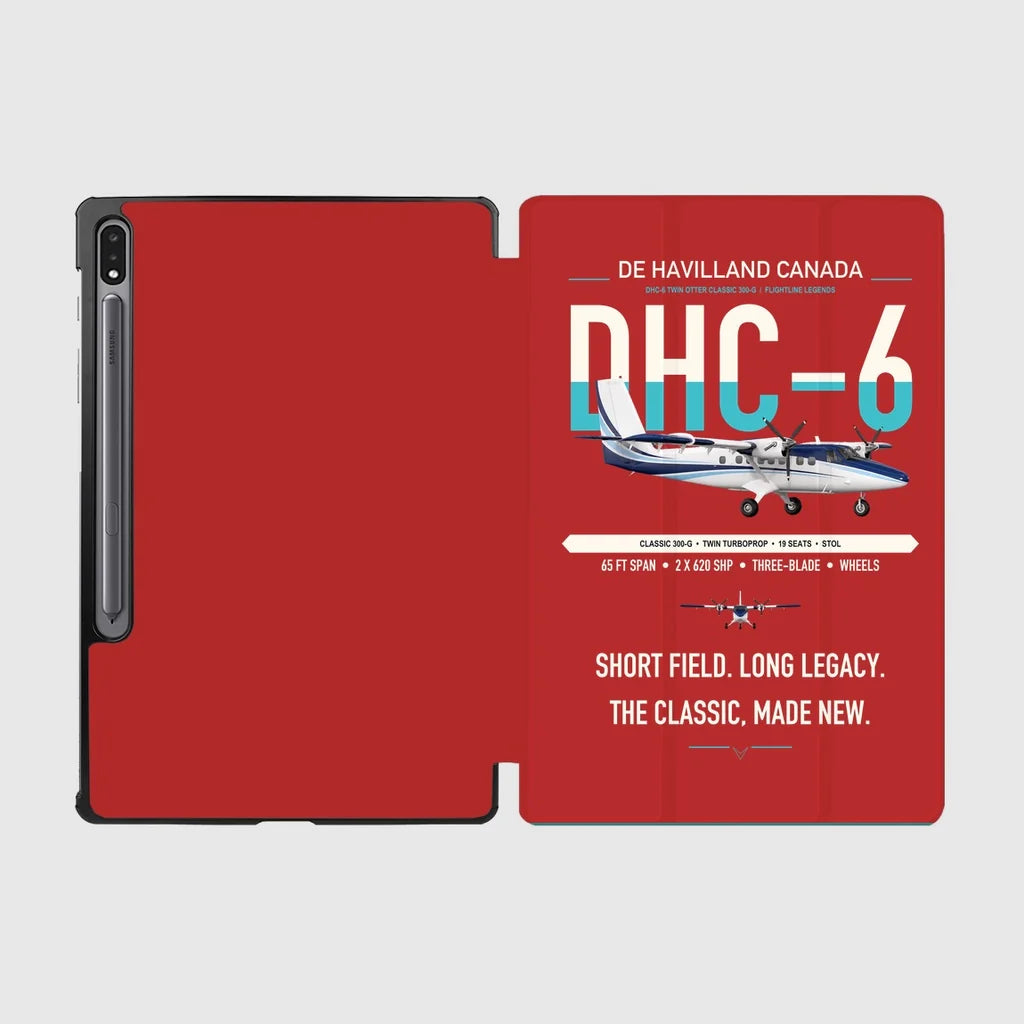 DHC-6 Twin Otter Classic 300-G design on red samsung tablet tablet case