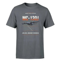 Thumbnail for MC-130J COMMANDO II design on gray double-side t-shirt, single-side print