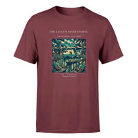 Thumbnail for VINTAGE G4407 - The Lagoon Night Fishing - Premium T-Shirt design on darkred premium t shirt