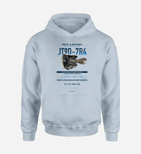 Thumbnail for JT9D-7R4 design on light blue hoodie single side
