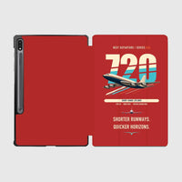 Thumbnail for Boeing 720B design on red samsung tablet tablet case