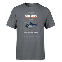Thumbnail for MD Helicopters MD 902 Explorer design on gray t-shirt, single-side print