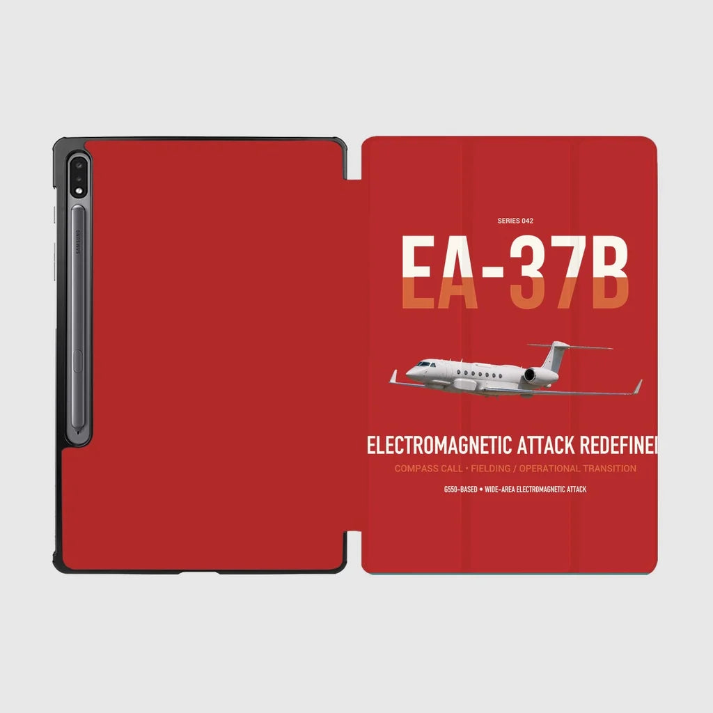 EA-37B Compass Call design on red samsung tablet tablet case