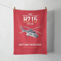 Thumbnail for Airbus H215 design on red towel