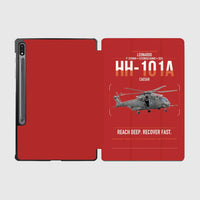 Thumbnail for Leonardo HH-101A Caesar design on red samsung tablet tablet case