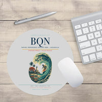 Thumbnail for Rafael Hernández Airport (BQN) design on light gray round mouse pad