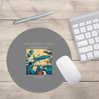 Thumbnail for VINTAGE G4393 - The Storm Chaser's Notebook - Designed Mouse Pads design on gray round