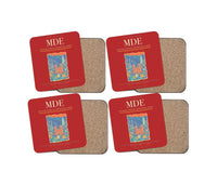 Thumbnail for Jose Maria Cordova International Airport MDE Coaster 4-Pieces-Set - Red