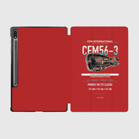 Thumbnail for CFM56-3 design on red samsung tablet tablet case