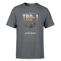 Thumbnail for TBD-1 Devastator design on gray double-side t-shirt, single-side print