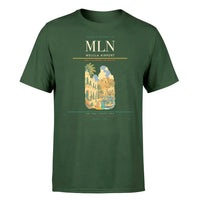 Thumbnail for Melilla Airport (MLN) T-Shirt single-side front print in Dark Green | melilla-airport-mln-double-side-t-shirt