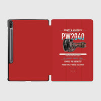Thumbnail for PW2040 design on red samsung tablet tablet case