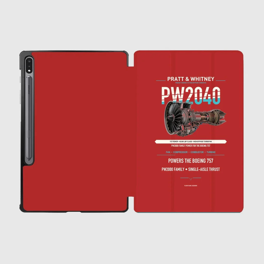 PW2040 design on red samsung tablet tablet case