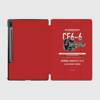 Thumbnail for CF6-6 design on red samsung tablet tablet case