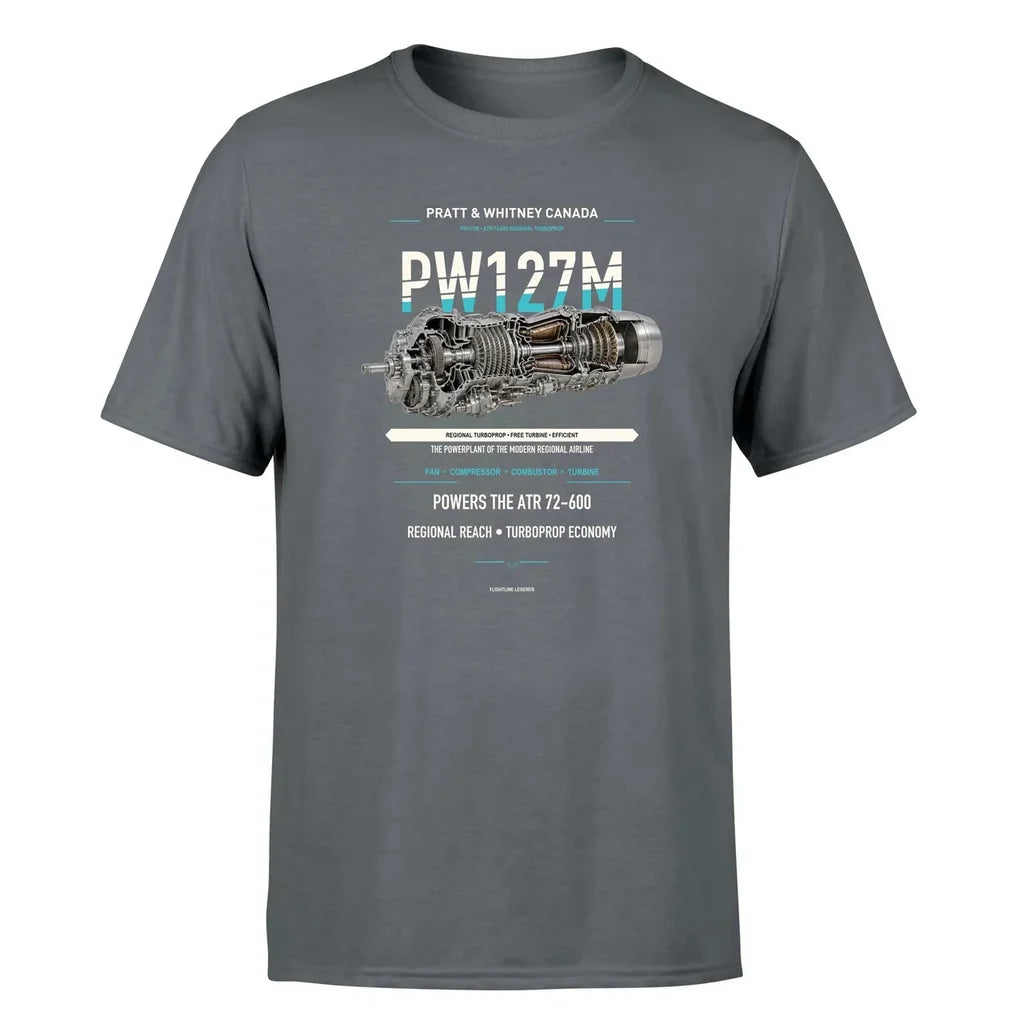PW127M design on gray single side