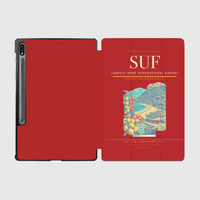 Thumbnail for Lamezia Terme International Airport (SUF) design on red samsung tablet tablet case