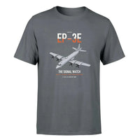 Thumbnail for EP-3E ARIES II design on gray double-side t-shirt, single-side print