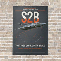 Thumbnail for Blackburn Buccaneer S2B vertical canvas print - no frame - gray background