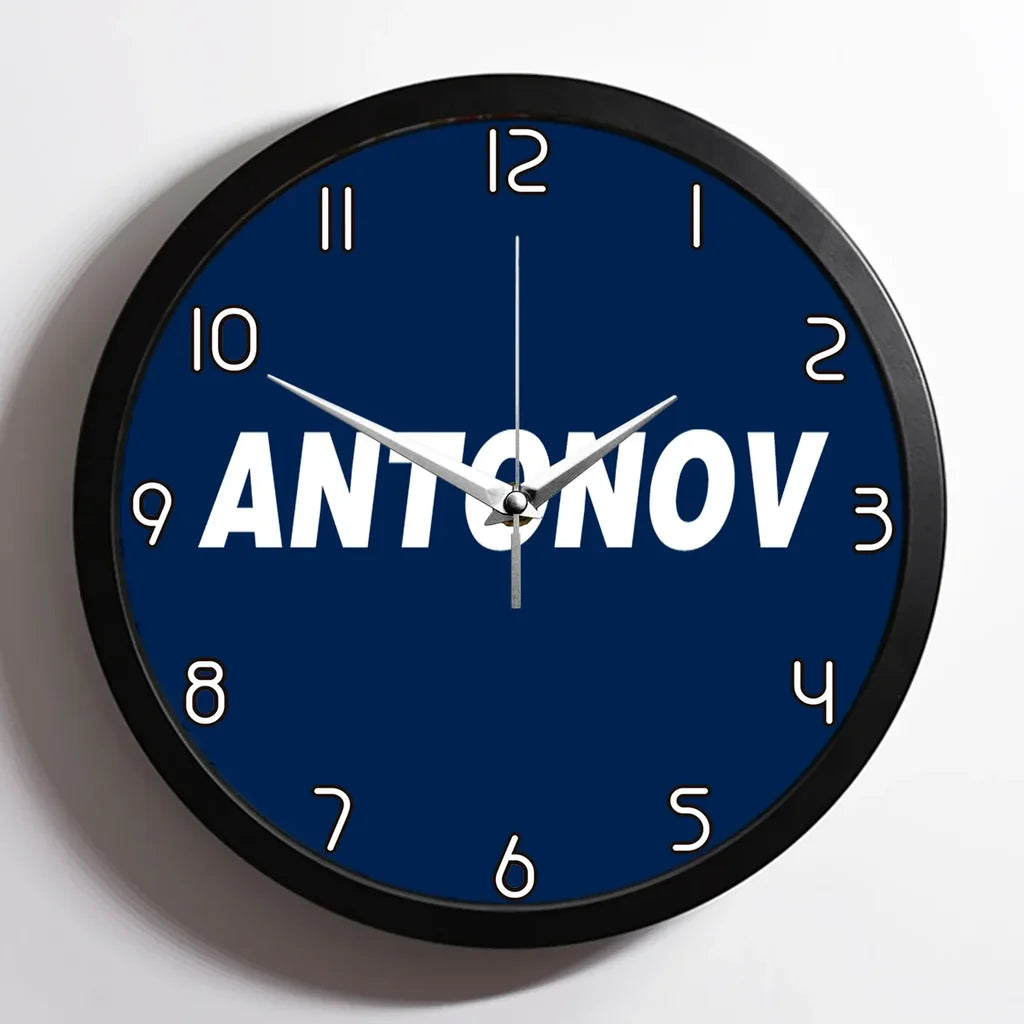 Antonov & Text Wall Clock - view 3