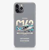 Thumbnail for Cessna 162 Skycatcher design on gray magsafe iphone case, for iPhone Pro Max