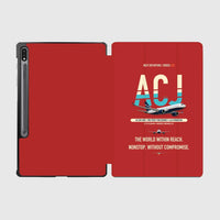 Thumbnail for Airbus ACJ330neo / exact ACJ330-800 design on red samsung tablet tablet case
