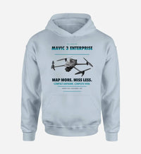 Thumbnail for DJI Mavic 3 Enterprise design on light blue hoodie single side