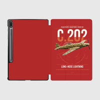 Thumbnail for Macchi C.202 Folgore design on red samsung tablet tablet case