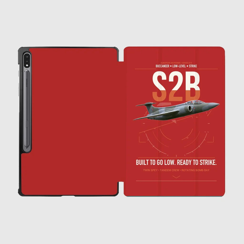 Blackburn Buccaneer S2B design on red samsung tablet tablet case