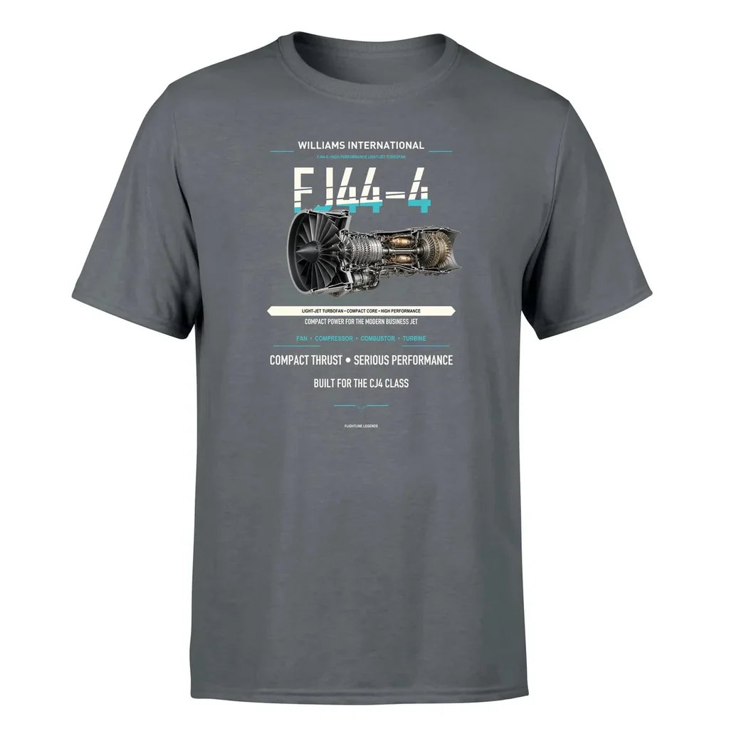 FJ44-4 design on gray single side