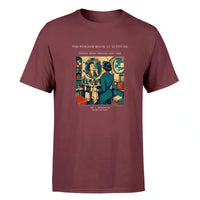 Thumbnail for VINTAGE G4305 - The Powder Room At Altitude - Premium T-Shirt design on darkred premium t shirt