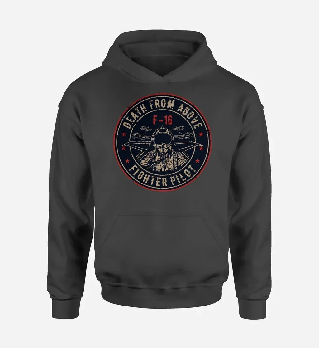 Fighter Jet 16 - Death Hoodie - view 3