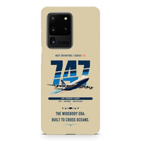 Thumbnail for Boeing 747-200B design on samsung case - beige