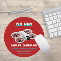 Thumbnail for DJI Neo design on red round mouse pad