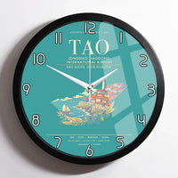 Thumbnail for Qingdao Jiaodong International Airport TAO Wall-Clock Framed - Turquoise