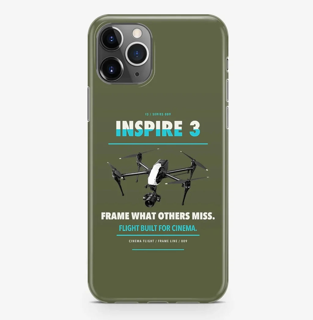 DJI Inspire 3 Case ProMax design on green army iphone case promax