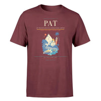 Thumbnail for Jay Prakash Narayan International Airport (PAT) T-Shirt single-side front print in Dark Red | jay-prakash-narayan-international-airport-pat-double-side-t-shirt
