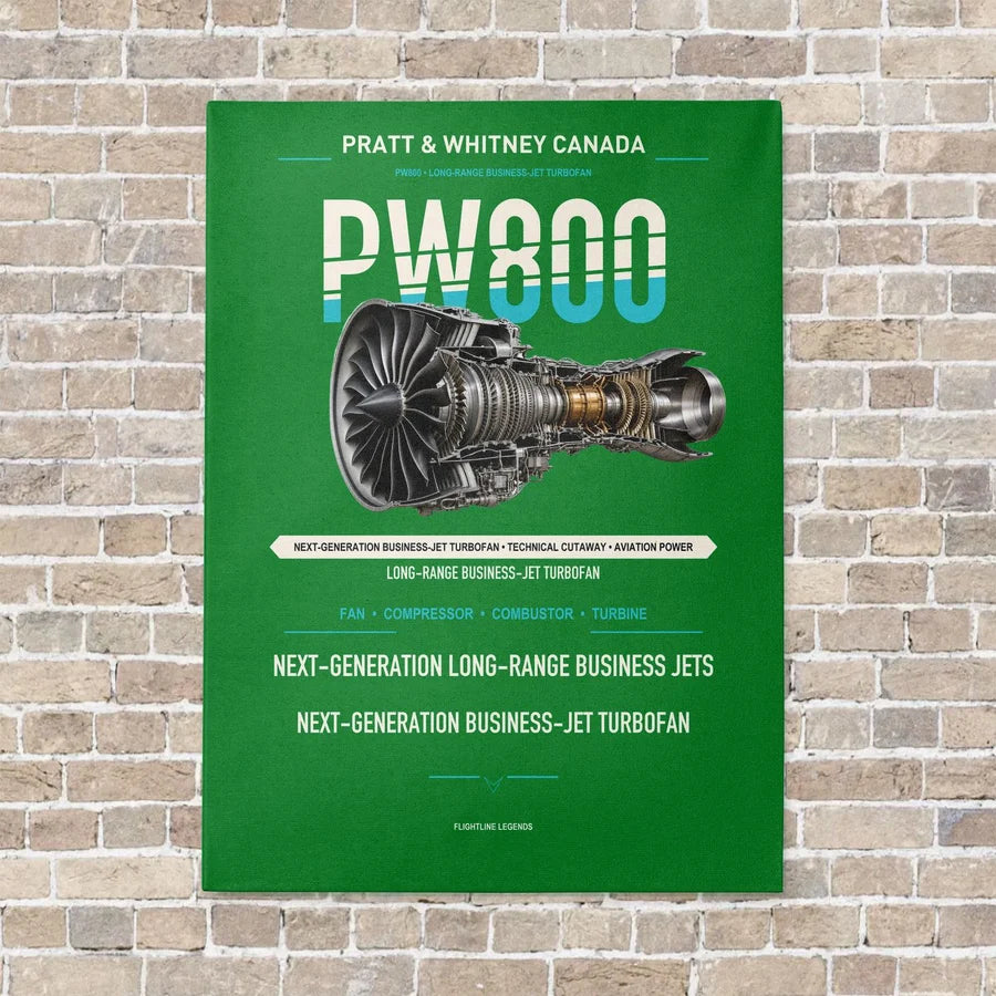 PW800 vertical canvas print - no frame - green background