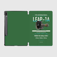 Thumbnail for CFM LEAP-1A design on green samsung tablet tablet case