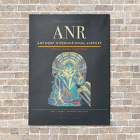 Thumbnail for Antwerp International Airport ANR - Canvas No Frame - Gray