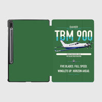Thumbnail for Daher TBM 900 design on green samsung tablet tablet case