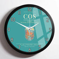 Thumbnail for Colorado Springs Airport COS Wall-Clock Framed - Turquoise